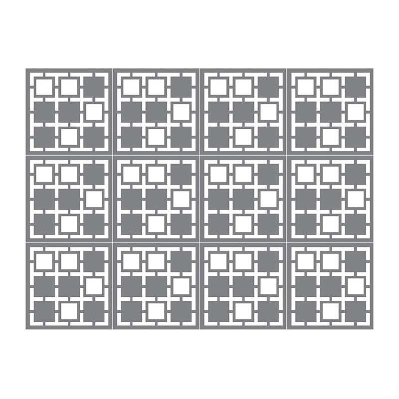 ผนังตกแต่ง เอสซีจี รุ่นเฟรทเวิร์ค ลาย Crossword-3 ขนาด 100x100x0.8 ซม. สีรองพื้น-1