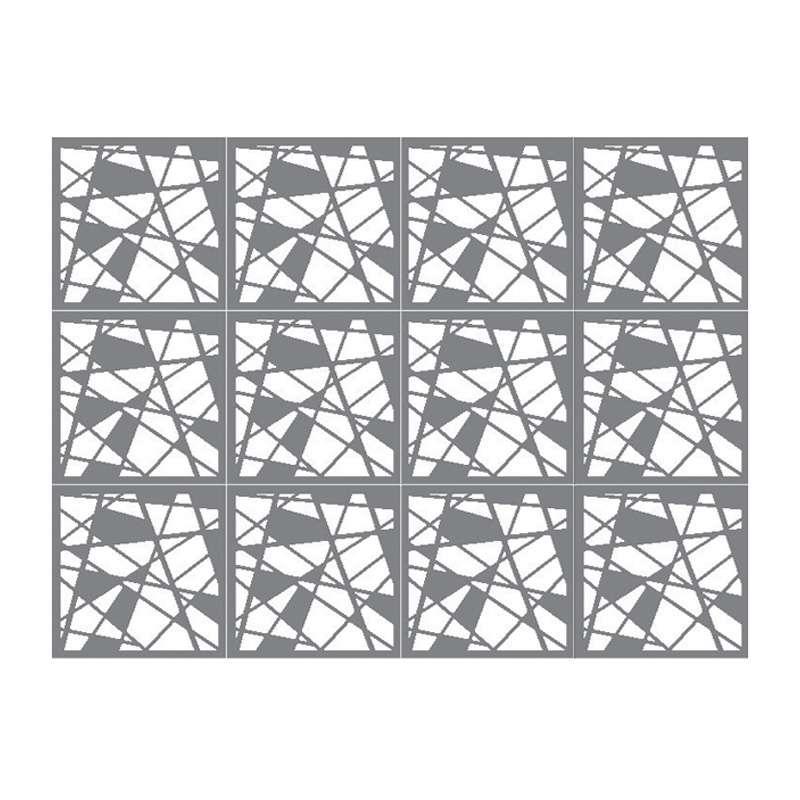 ผนังตกแต่ง เอสซีจี รุ่นเฟรทเวิร์ค ลาย Nest-1 ขนาด 100x100x0.8 ซม. สีรองพื้น-1