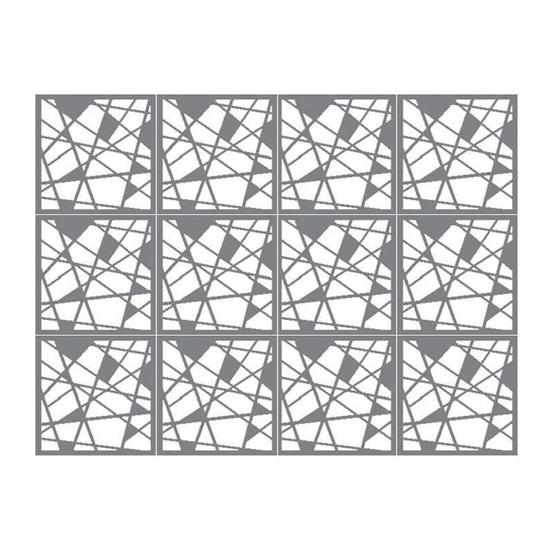 ผนังตกแต่ง เอสซีจี รุ่นเฟรทเวิร์ค ลาย Nest-2 ขนาด 100x100x0.8 ซม. สีรองพื้น-1