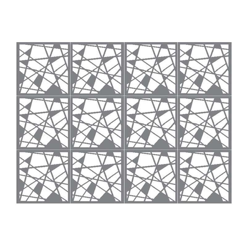 ผนังตกแต่ง เอสซีจี รุ่นเฟรทเวิร์ค ลาย Nest-3 ขนาด 100x100x0.8 ซม. สีรองพื้น-1