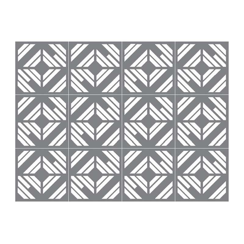 ผนังตกแต่ง เอสซีจี รุ่นเฟรทเวิร์ค ลาย T.Flower ขนาด 100x100x0.8 ซม. สีรองพื้น-1