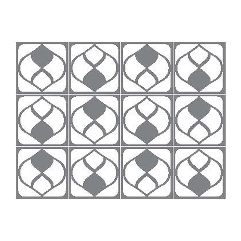 ผนังตกแต่ง เอสซีจี รุ่นเฟรทเวิร์ค ลาย Line Thai ขนาด 100x100x0.8 ซม. สีรองพื้น-1