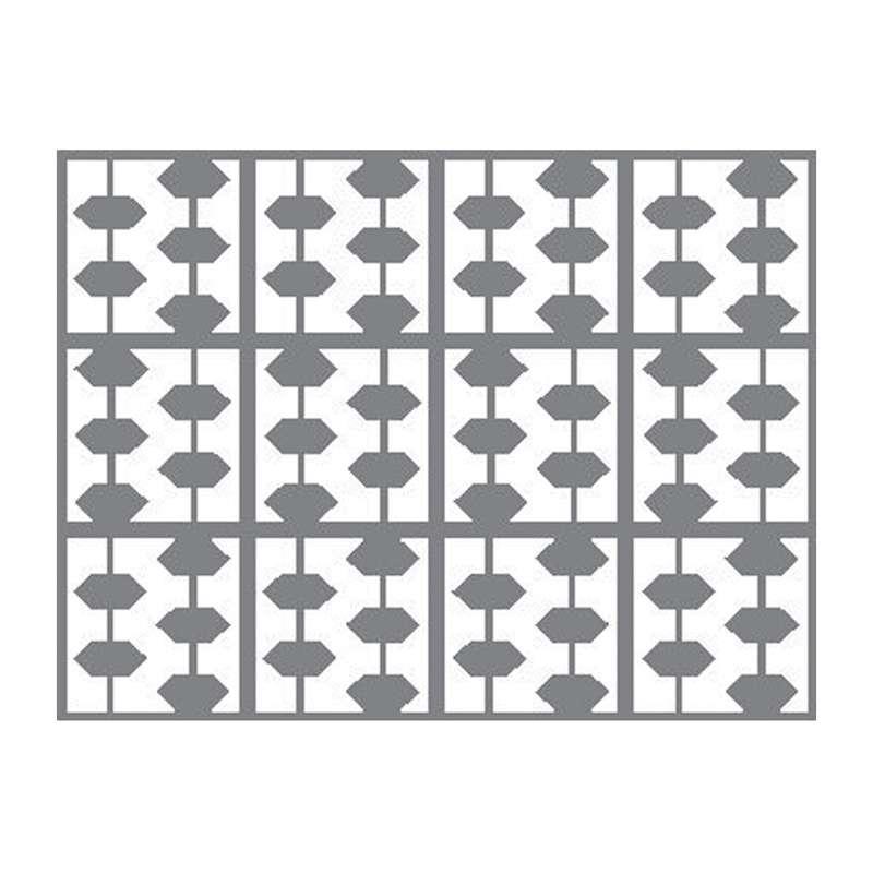 ผนังตกแต่ง เอสซีจี รุ่นเฟรทเวิร์ค ลาย Abacus ขนาด 100x100x0.8 ซม. สีรองพื้น-1