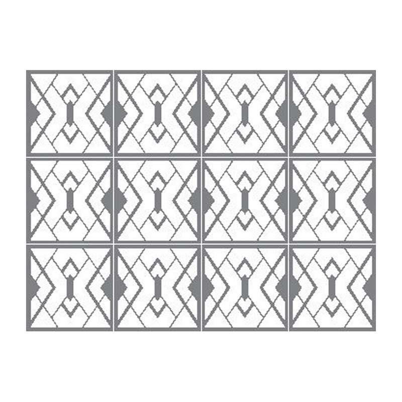 ผนังตกแต่ง เอสซีจี รุ่นเฟรทเวิร์ค ลาย The Deco ขนาด 100x100x0.8 ซม. สีรองพื้น-1