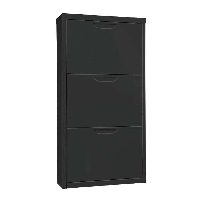 ตู้รองเท้า SWING 3 ลิ้นชัก สีดำ-1