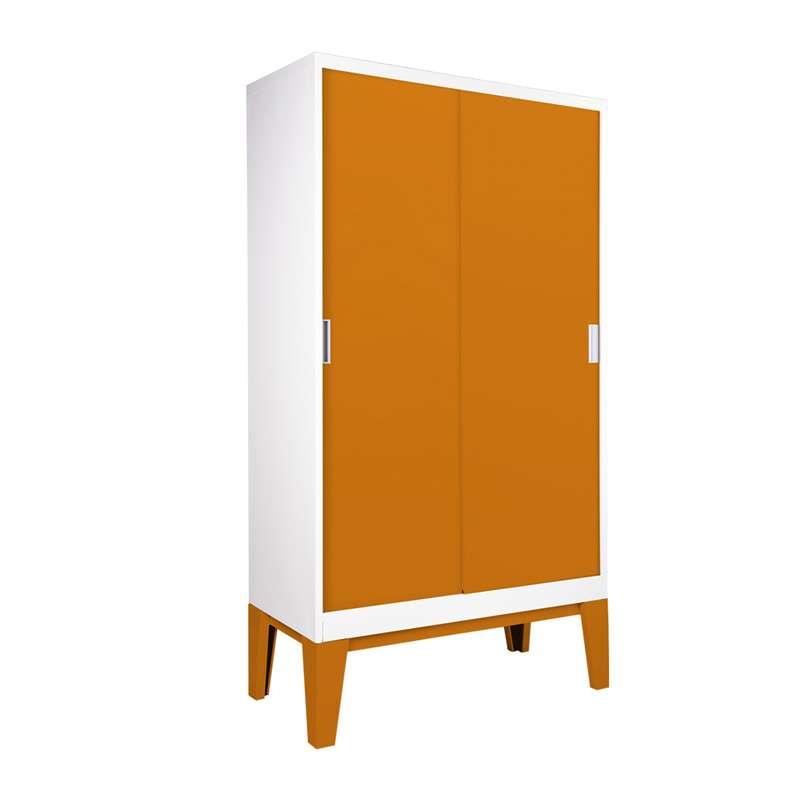 ตู้เสื้อผ้าRopa บานเลื่อนทึบ สีส้ม-1
