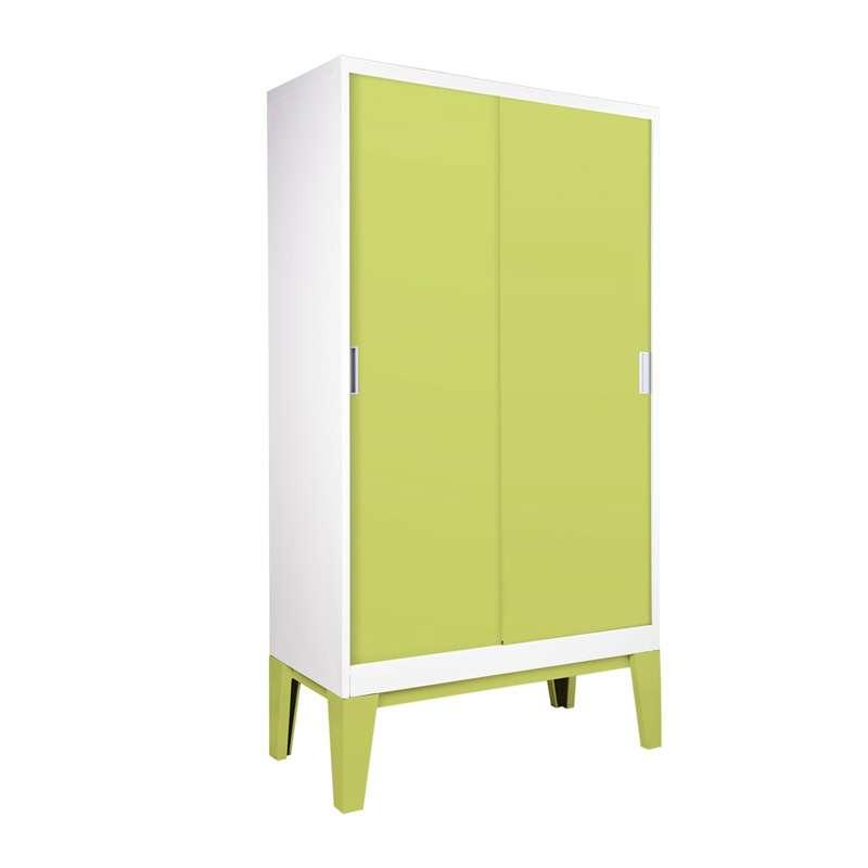 ตู้เสื้อผ้าRopa บานเลื่อนทึบ สีเขียว-1