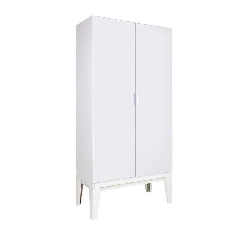 ตู้เสื้อผ้าRopa บานเปิดทึบ สีขาวครีม-1