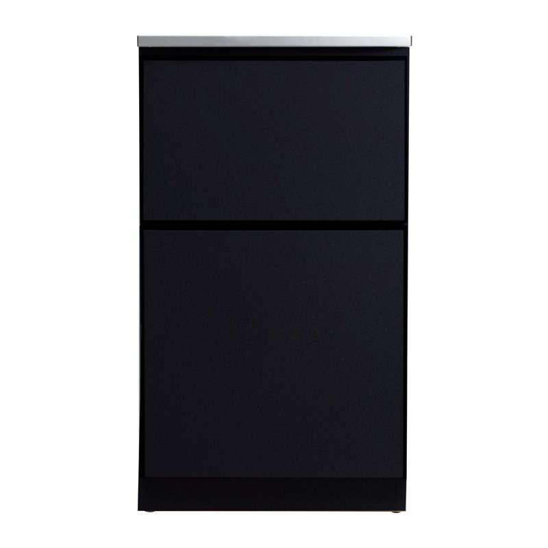 ตู้ครัวDOBBEL 1ลิ้นชัก,1บานเปิด สีดำด้าน-1