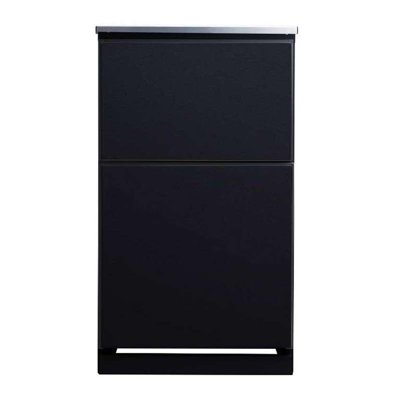 ตู้ครัวDOBBEL-วางถังแก๊ส สีดำด้าน-1