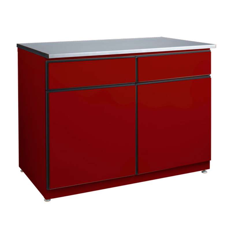 ตู้ครัวDOBBEL-วางเตาแก๊ส สีแดง-1