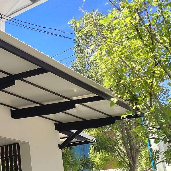 ค่าสำรวจโรงรถ-กันสาด หลังคาไวนิล พร้อมติดตั้ง โดย Q-CHANG-1