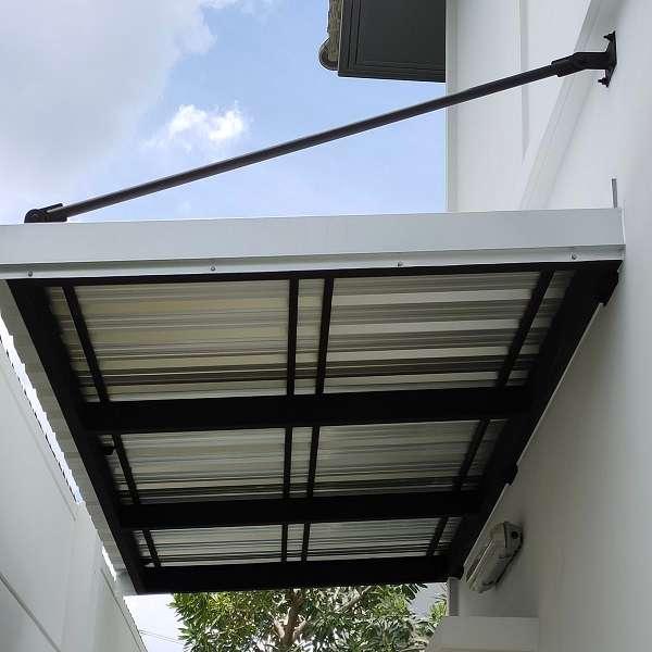 ค่าสำรวจโรงรถ-กันสาด หลังคาเมทัลชีท พร้อมติดตั้ง โดย Q-CHANG-1