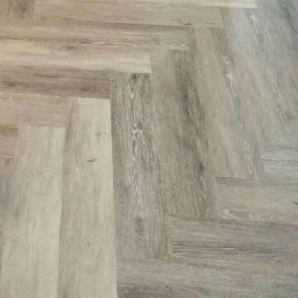 DR.FLOOR พื้นกระเบื้องยางลายก้างปลา SPC Herringbone Series 5.3mm (Click Lock) DF-H53-B94-1