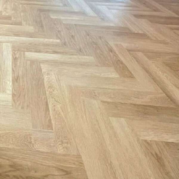 DR.FLOOR พื้นกระเบื้องยางลายก้างปลา SPC Herringbone Series 5.3mm (Click Lock) DF-H53-W23-1