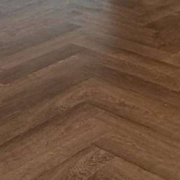 DR.FLOOR พื้นกระเบื้องยางลายก้างปลา SPC Herringbone Series 5.3mm (Click Lock) DF-H53-W27-1