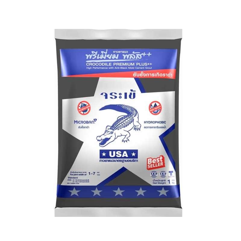 ยาแนวพรีเมี่ยมพลัส สีดำลิกไนต์ จระเข้ (1 กก.)-1