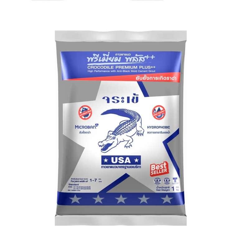 ยาแนวพรีเมี่ยมพลัส สีเทาแกรนิต จระเข้ (1 กก.)-1