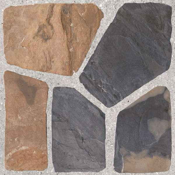 กระเบื้อง โรนิน มิกซ์ 40X40 (A) จำนวน 6 แผ่น/กล่อง HOMECHOICE-1