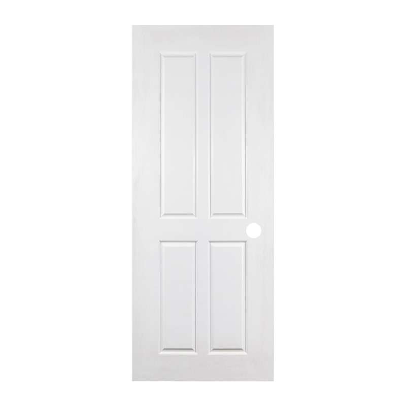 ประตู UPVC ภายนอก ลายลูกฟัก SCG HOME รุ่น HC-05 สีขาว 80x200 ซม. (เจาะลูกบิด)-1