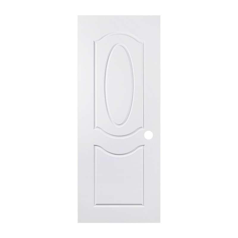 ประตู UPVC ภายนอก ลายลูกฟัก SCG HOME รุ่น HC-02 สีขาว 80x200 ซม. (เจาะลูกบิด)-1