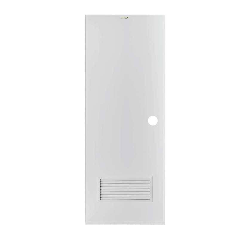 ประตู PVC-ภายใน บานเกล็ด-มอก. SCG HOME สีขาว 70x200 ซม. (เจาะลูกบิด)-1