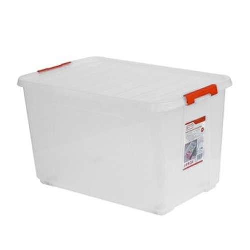 TACTIX กล่องเก็บของล็อคใส 52 ลิตร 320282 -1