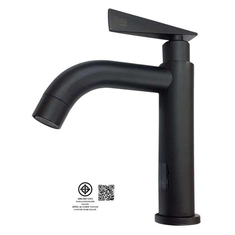 ก๊อกอ่างล้างหน้า รุ่น HC7002 สีดำ Home choice -1