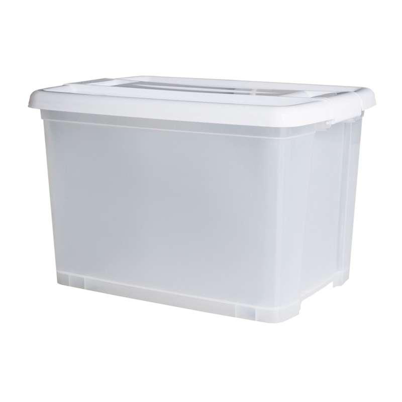 กล่องล้อเลื่อน 31L สีขาว (M)-1