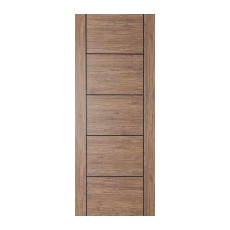 ประตูเมลามีน-ภายใน SCG HOME รุ่น MAG2 สี CANYON OAK 80X200 ซม. (ไม่เจาะลูกบิด)-1