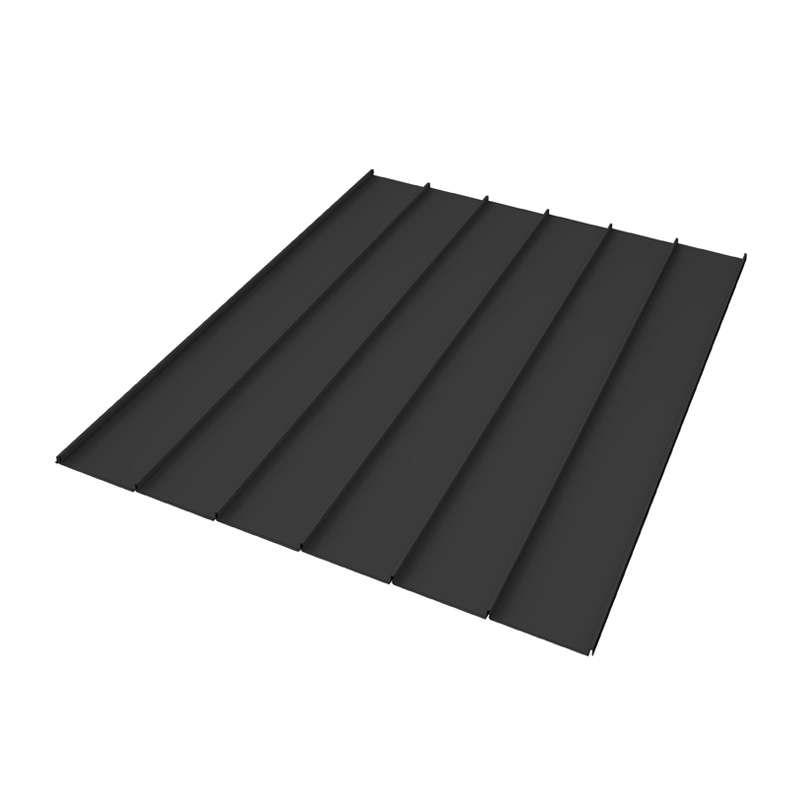 หลังคา เมทัลชีท เอสซีจี ลอน Snap Lock – Noise Shield ลาย Stiffener B  สี CHARCOAL GRAY 0.50 mm. (พร้อมฉนวน)-1