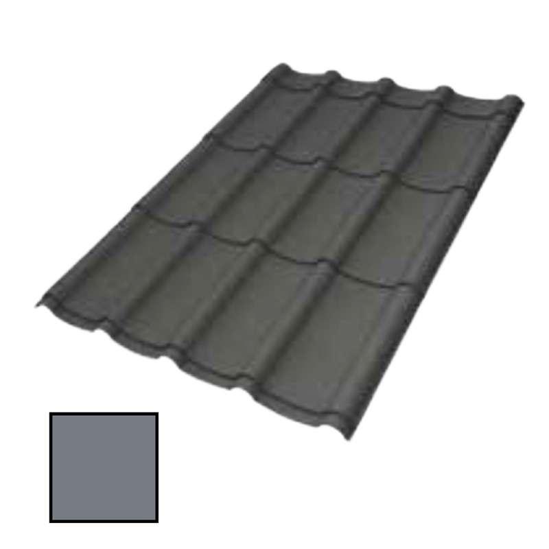 หลังคา เมทัลชีท เอสซีจี ลอน Step Tile 25 SC ขนาด 0.76x2.15 เมตร สี BLACK MICA-1
