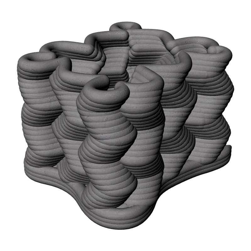 3DPrinting กระถางต้นไม้ขนาดกลาง #3-1