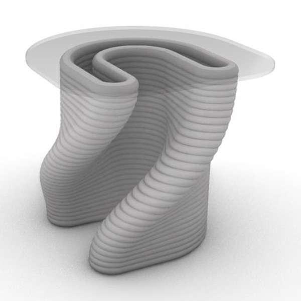 3DPrinting โต๊ะTwist #1-1