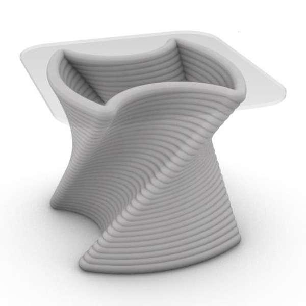 3DPrinting โต๊ะTwist #3-1