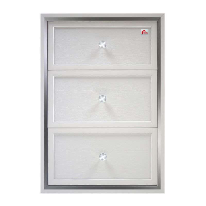 ตู้ลิ้นชัก3ชั้น SCA04-SL06 WH-SV HOMECHOICE-1