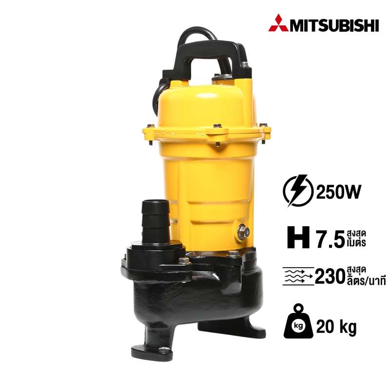 ปั๊มแช่ดูดโคลน Mitsubishi รุ่น CSP-255S ท่อ 1.5 นิ้ว ขนาด 250 วัตต์-1