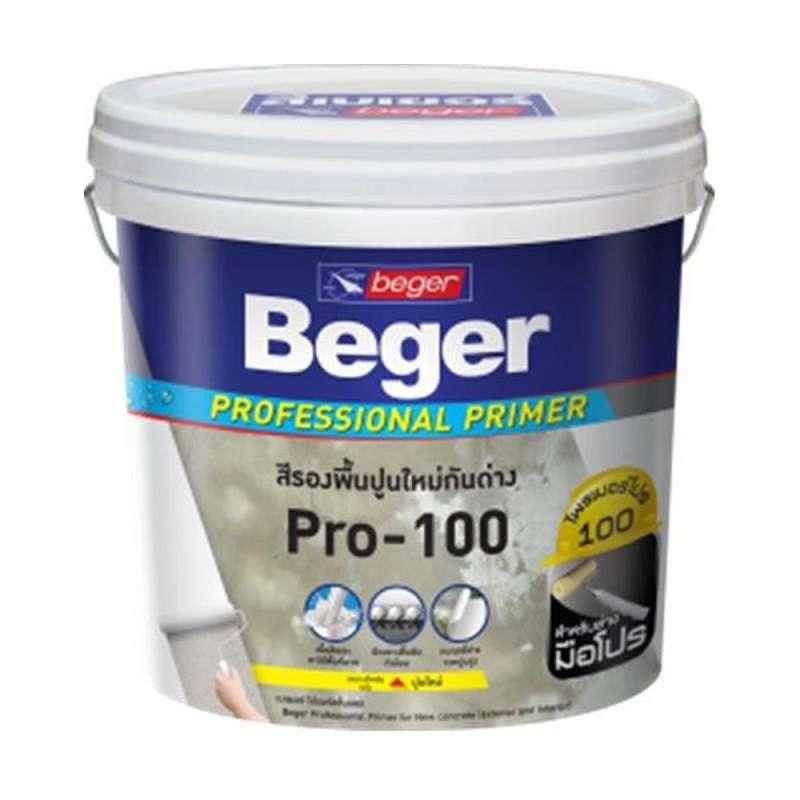 สีรองพื้นปูนใหม่ BEGER PRO-100 5GL BEGER-1