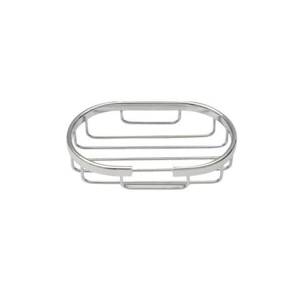 ตะแกรงสบู่สแตนเลสชุบโครเมี่ยม ทรงรี Home Choice-1