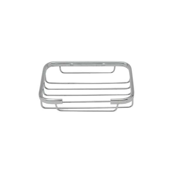 ตะแกรงสบู่สแตนเลสชุบโครเมี่ยม ทรงเหลี่ยม Home Choice-1