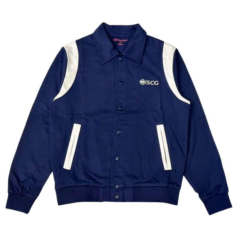 แจ็คเก็ต Bomber ปกเชิ้ตกระดุม กรม 50 2XL-1