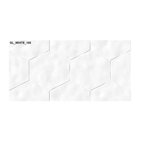 กระเบื้อง ทิมเฮ็กซากอน ขาว R/T 30X60(A) จำนวน 8 แผ่น/กล่อง HOMECHOICE-1