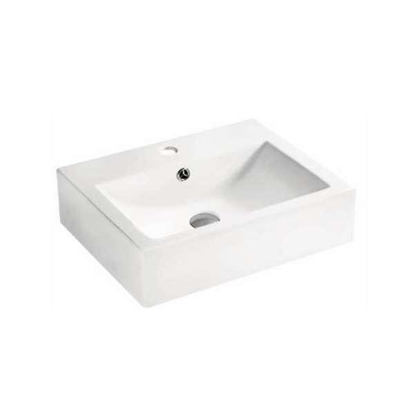 อ่างล้างหน้าวางบนเคาน์เตอร์ เหลี่ยม HC-501-1