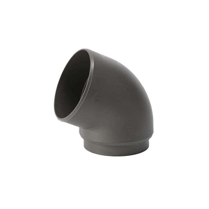 ข้องอ 15 องศา (กลม) สำหรับรางน้ำฝนไวนิล เอสซีจี รุ่นสมาร์ท สีเทา-1