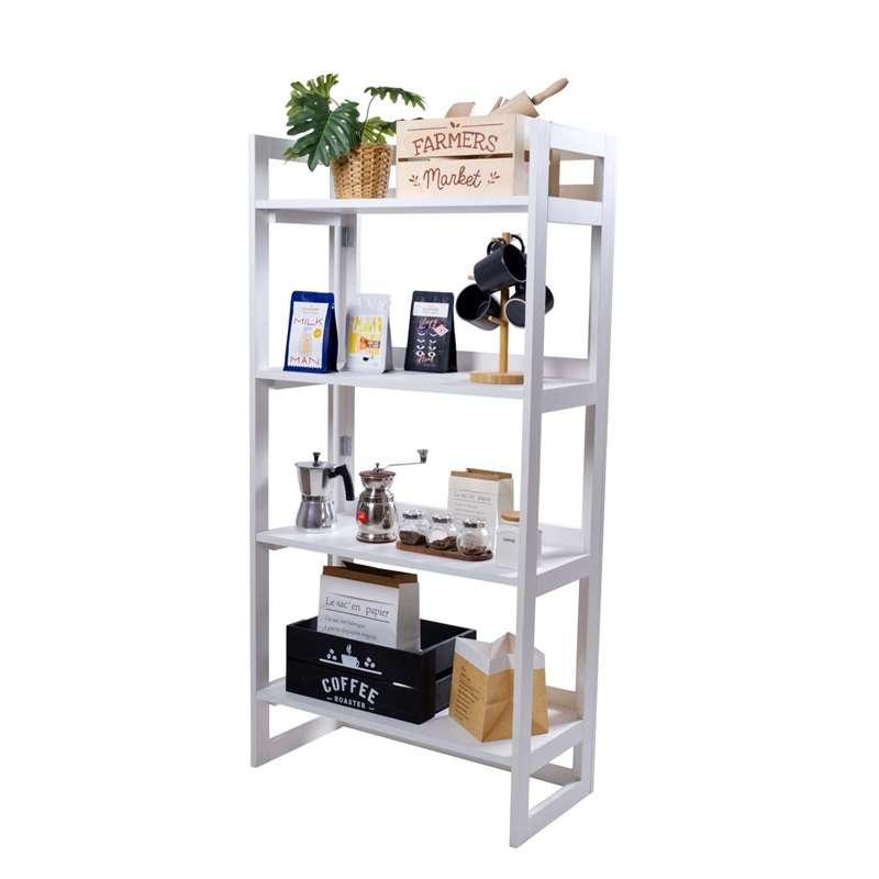 ชั้นวางของ FASTTECT ประกอบมือเปล่า สีขาว-1