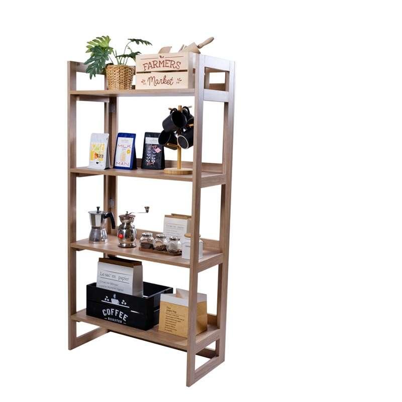 ชั้นวางของ FASTTECT ประกอบมือเปล่า สีไวท์โอ๊ค-1