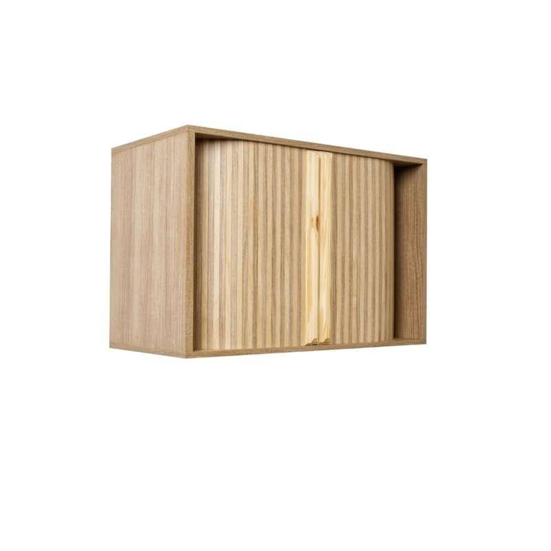 ตู้พระ มินิมอล FASTTECT หน้าบานเลื่อน สีไวท์โอ๊ค Fasttect-1