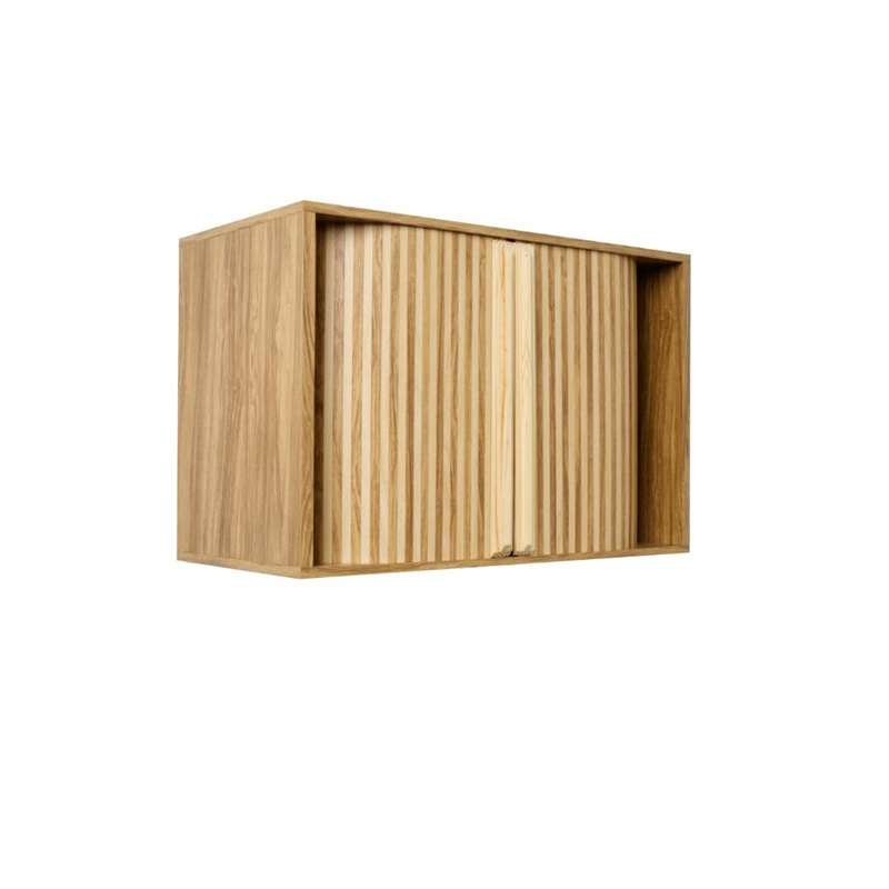 ตู้พระ มินิมอล FASTTECT หน้าบานเลื่อน สีลาเต้ Fasttect-1