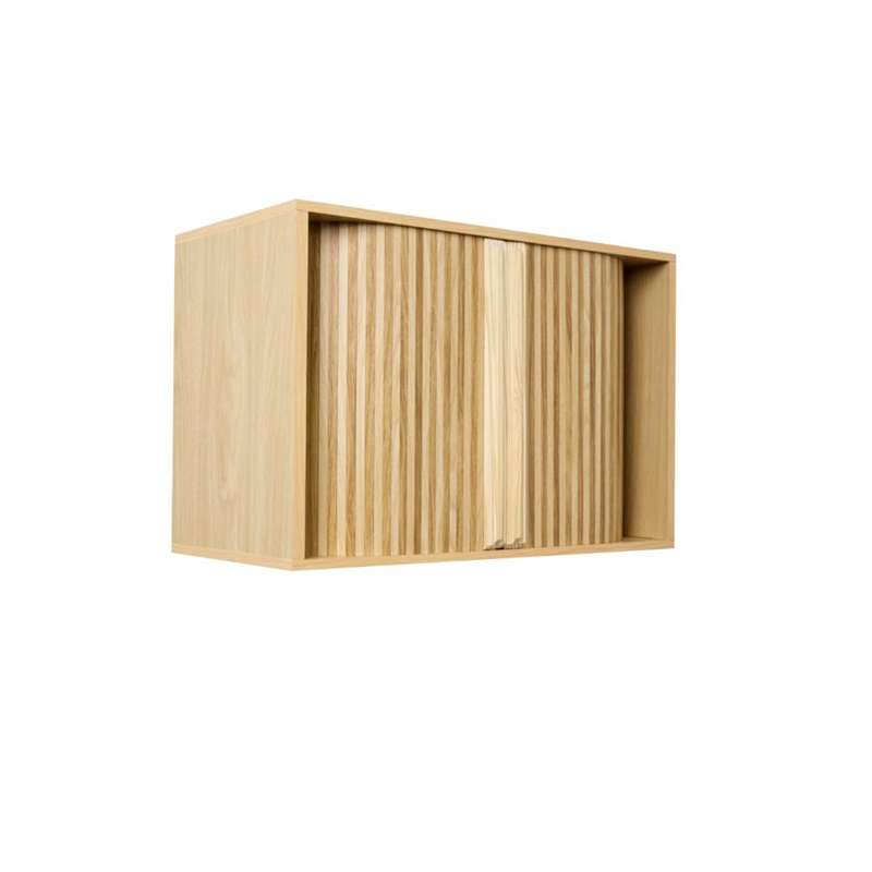 ตู้พระ มินิมอล FASTTECT หน้าบานเลื่อน สีเมเปิ้ล Fasttect-1