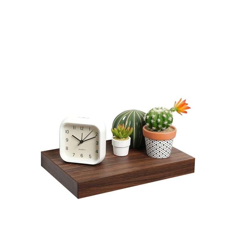 ชั้นวางของติดผนัง มินิมอล ขอบบาง กว้าง 20 x ยาว 30 ซม. สีโอ๊ค Fasttect-1